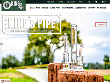 Tablet Screenshot of kings-pipe.com